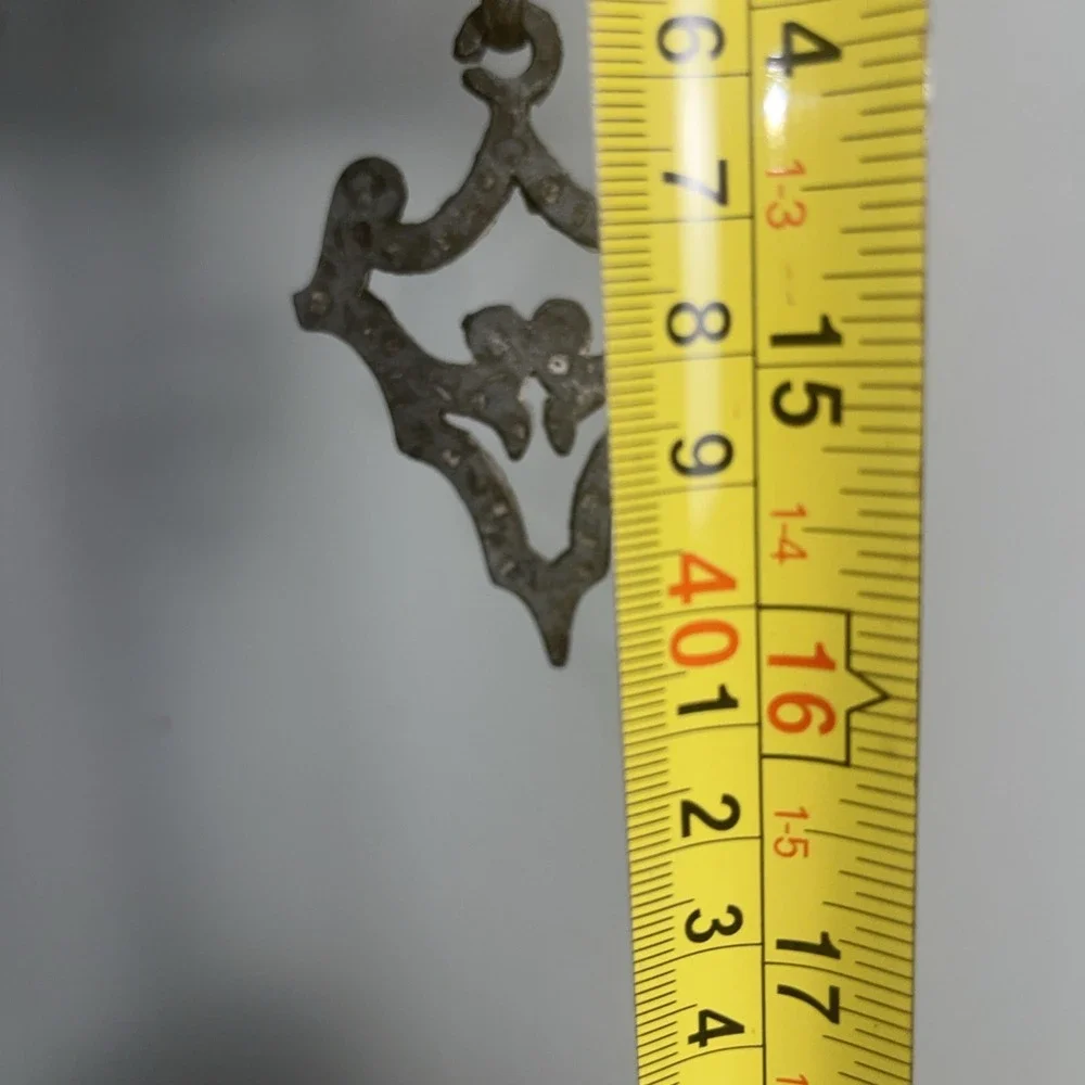 Vintage Spanish Revival/Gothic‎ Wrought Iron Pendant Light Fixture